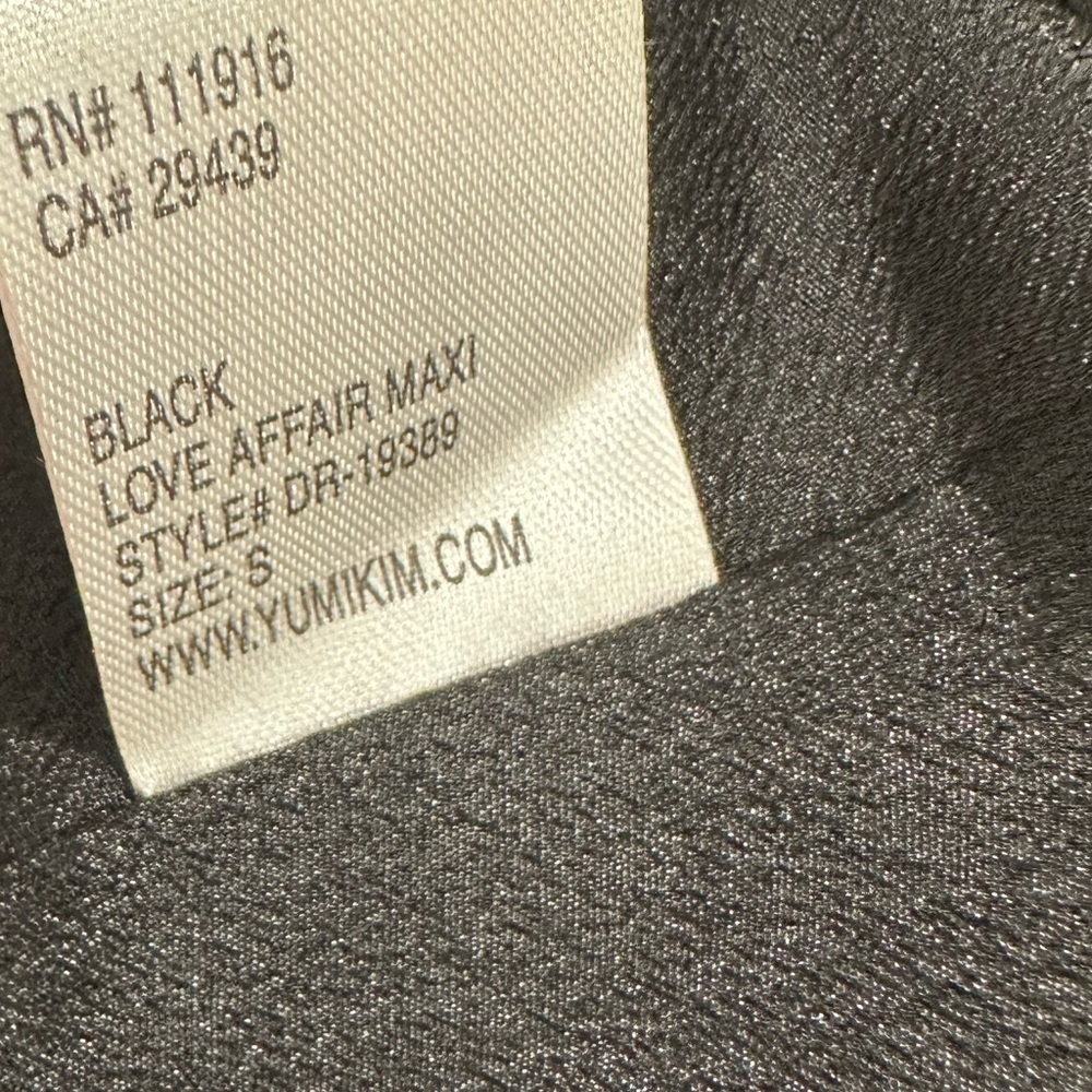 NWT Yumi Kim “Love Affair” Black Maxi Gown - Picture 12 of 12